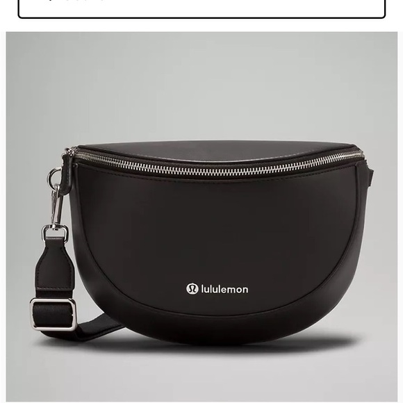 Lululemon brand new black cross body bag . Literally used once .Smoke free home - Picture 7 of 7